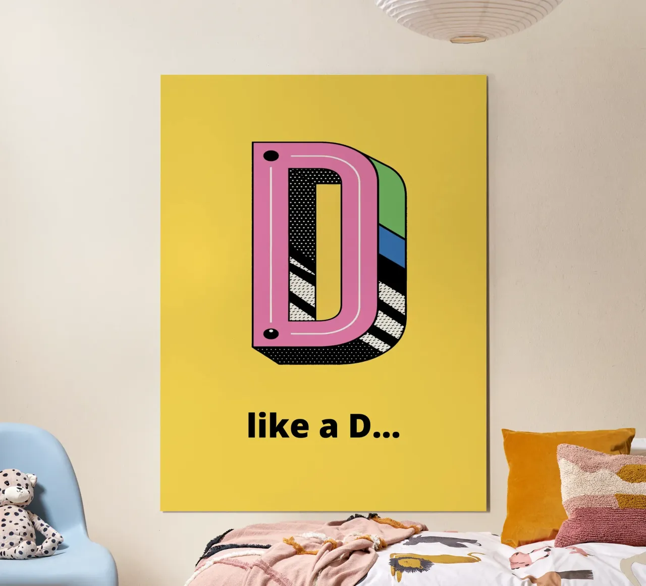 D come D... poster da alphabetillustration