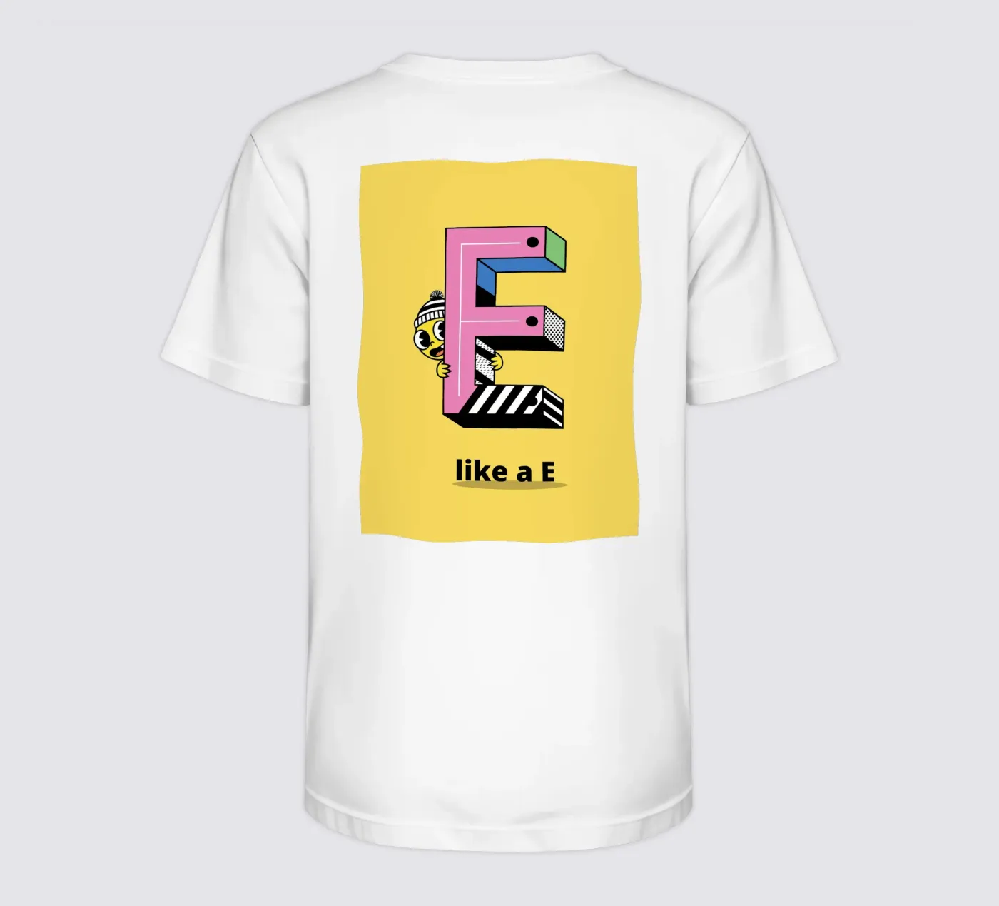 E like a E...Alphabet for children Kinder T-Shirt von The Little Animals Club