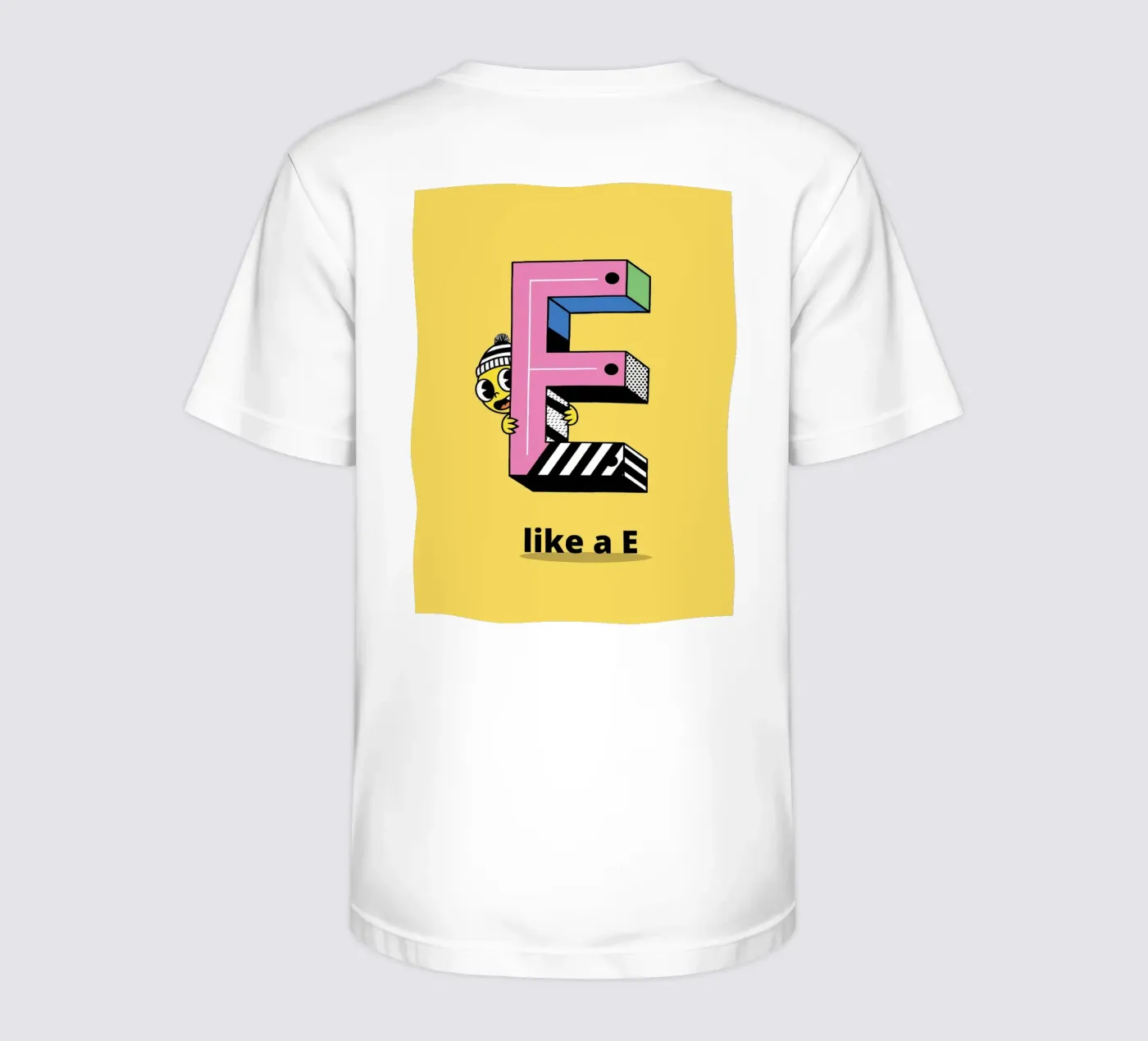 E like a E...Alphabet for children Kinder T-Shirt von The Little Animals Club