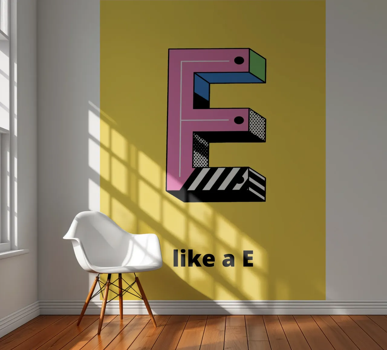 Het is net als E... fotobehang van alphabetillustration