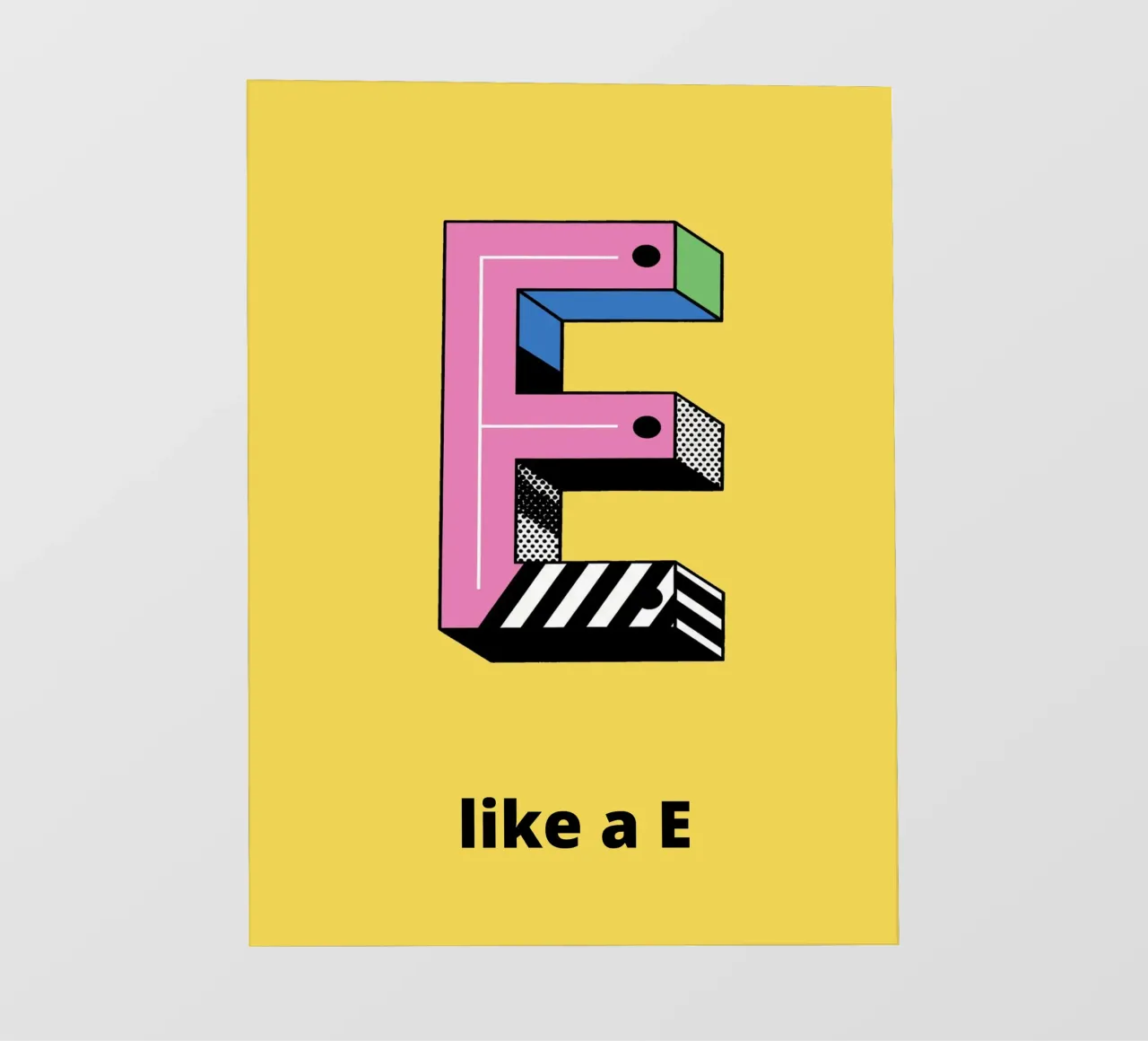Het is net als E... fotobehang van alphabetillustration