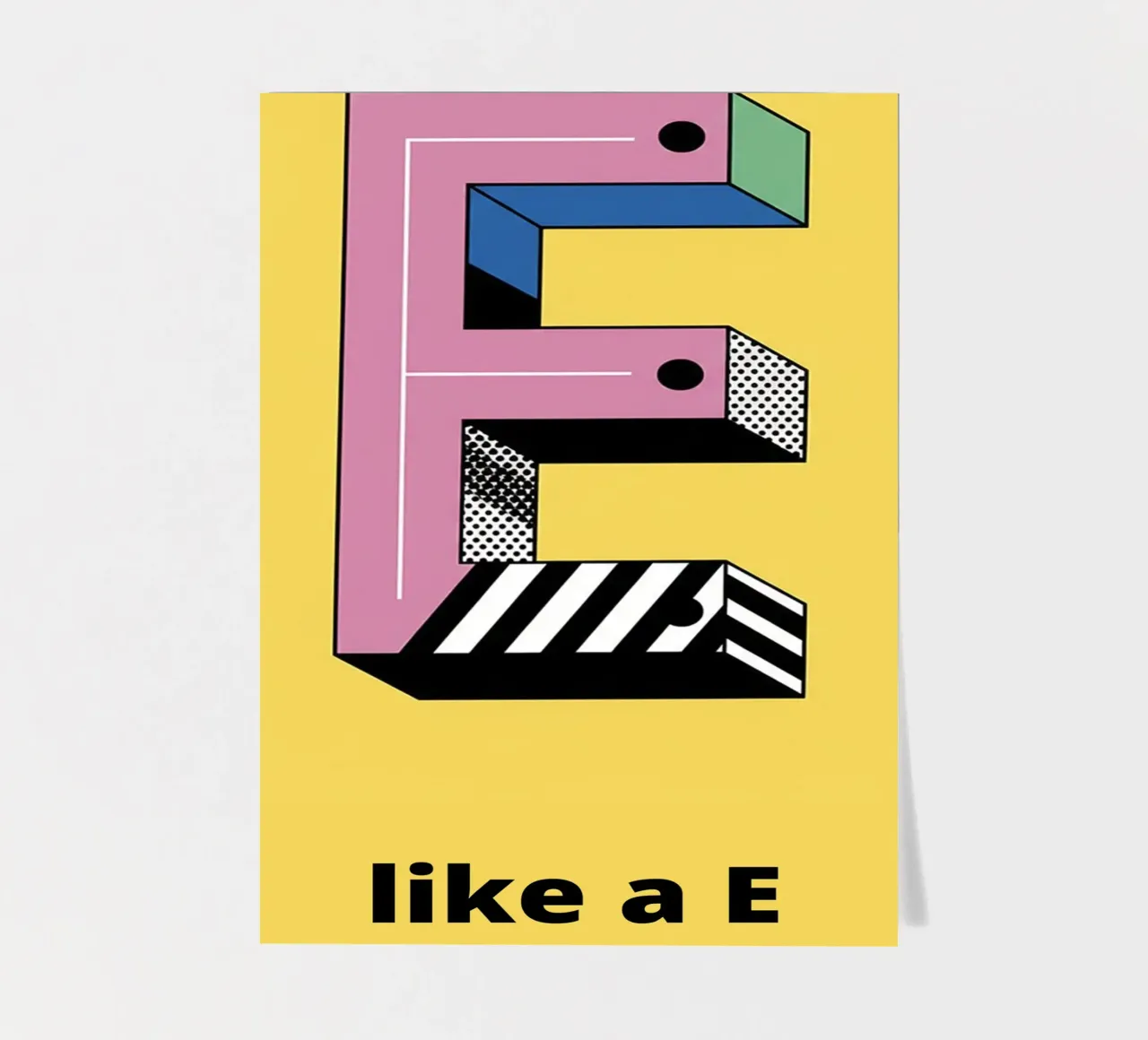 It's like E... sticker sheet by alphabetillustration