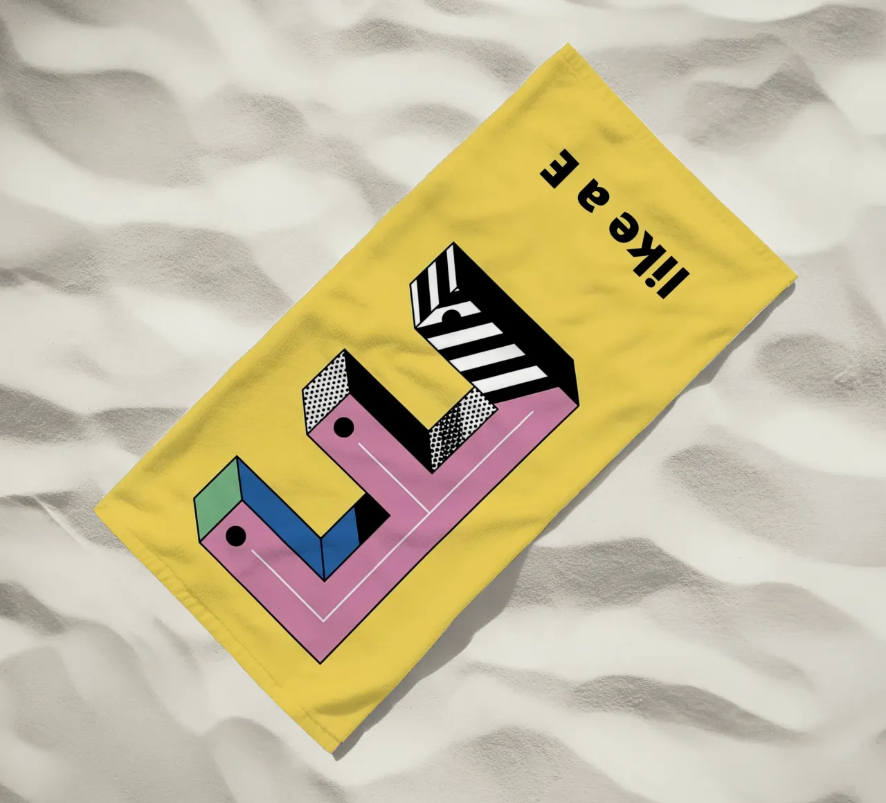 It's like E... telo mare da alphabetillustration