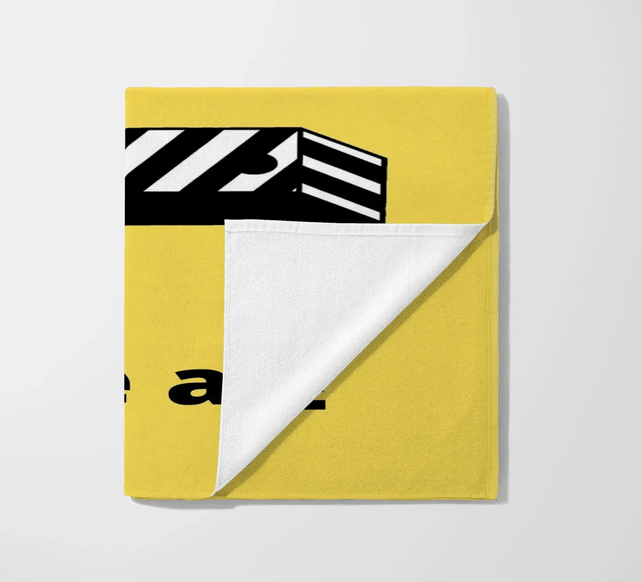 It's like E... strandhanddoek van alphabetillustration