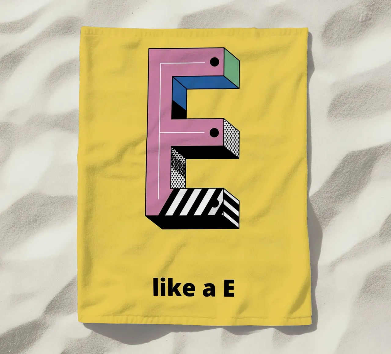 It's like E... telo mare da alphabetillustration