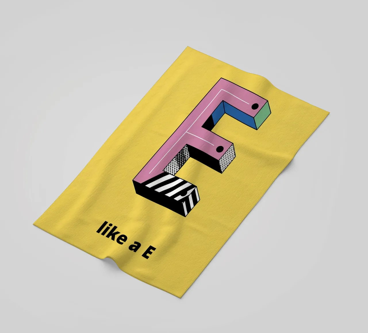 It's like E... telo mare da alphabetillustration