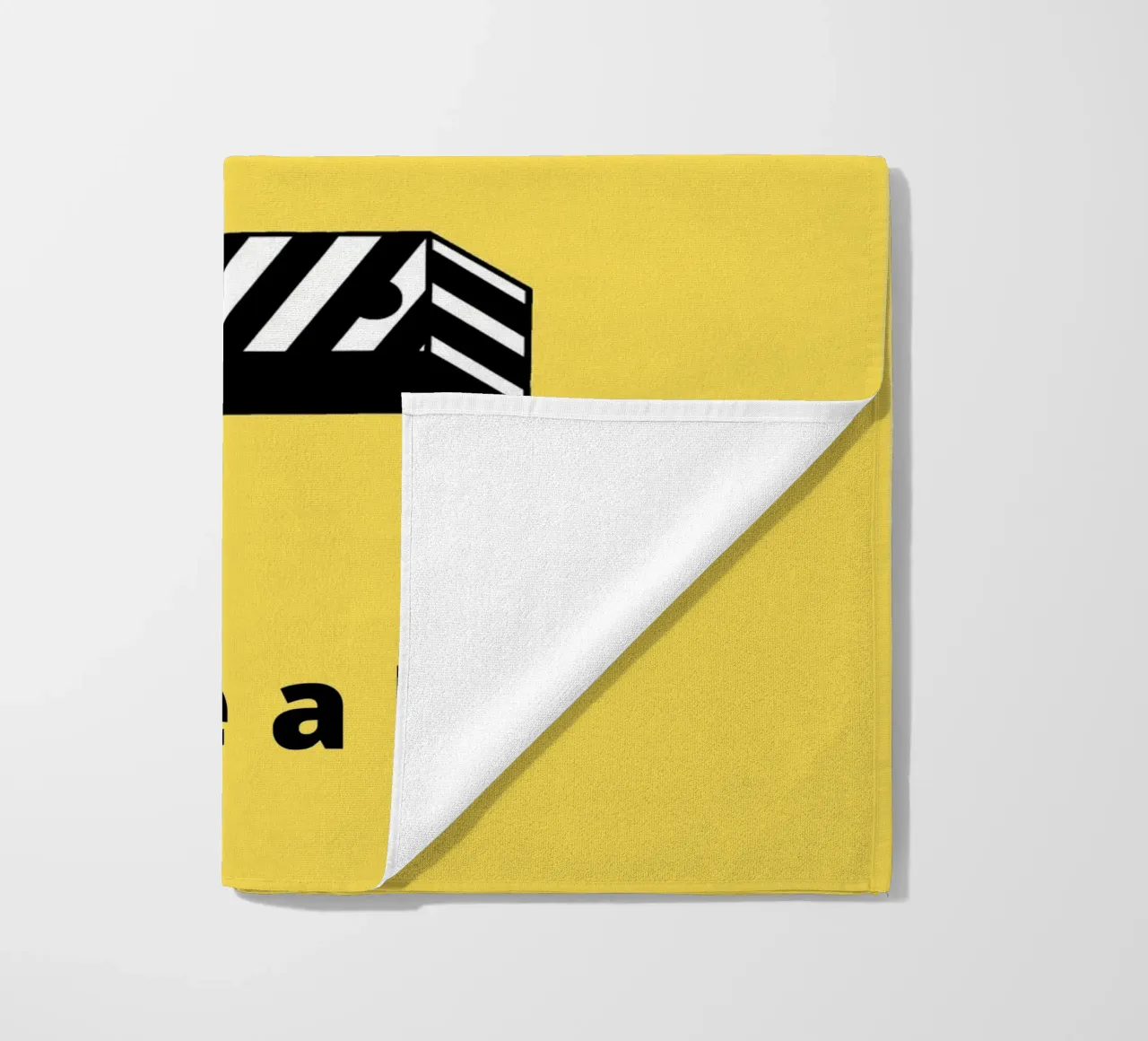 It's like E... strandhanddoek van alphabetillustration