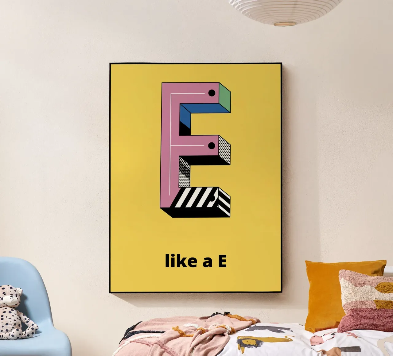 È come E... plexiglass da alphabetillustration