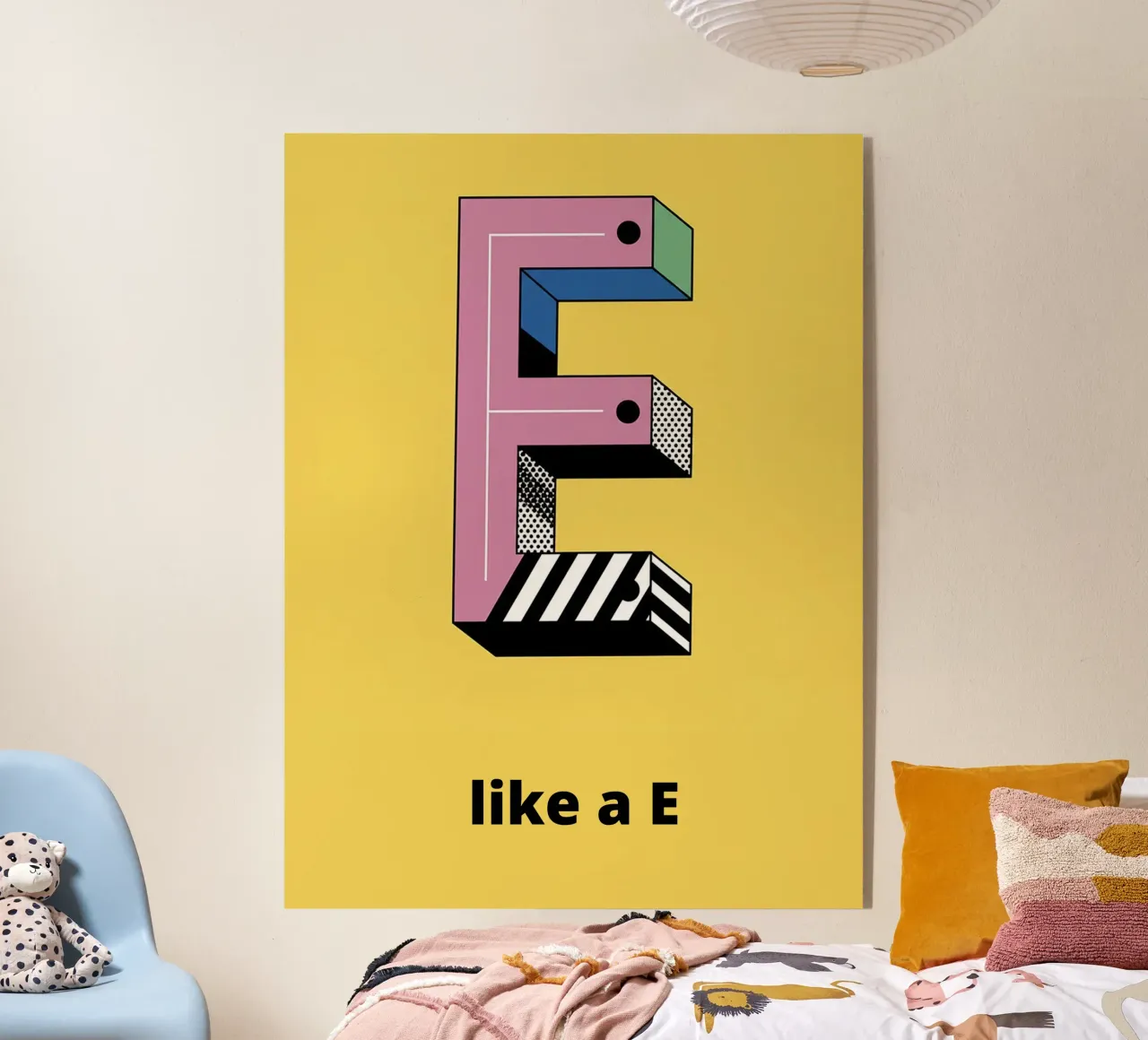 È come E... plexiglass da alphabetillustration