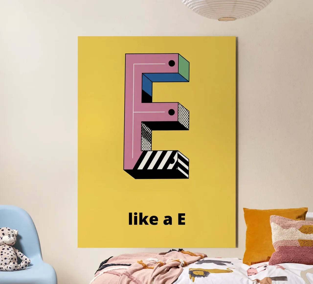 È come E... pannello forex da alphabetillustration