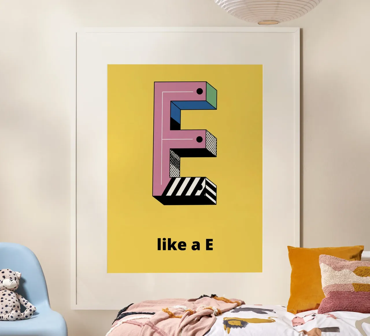 It's like E... poster van alphabetillustration