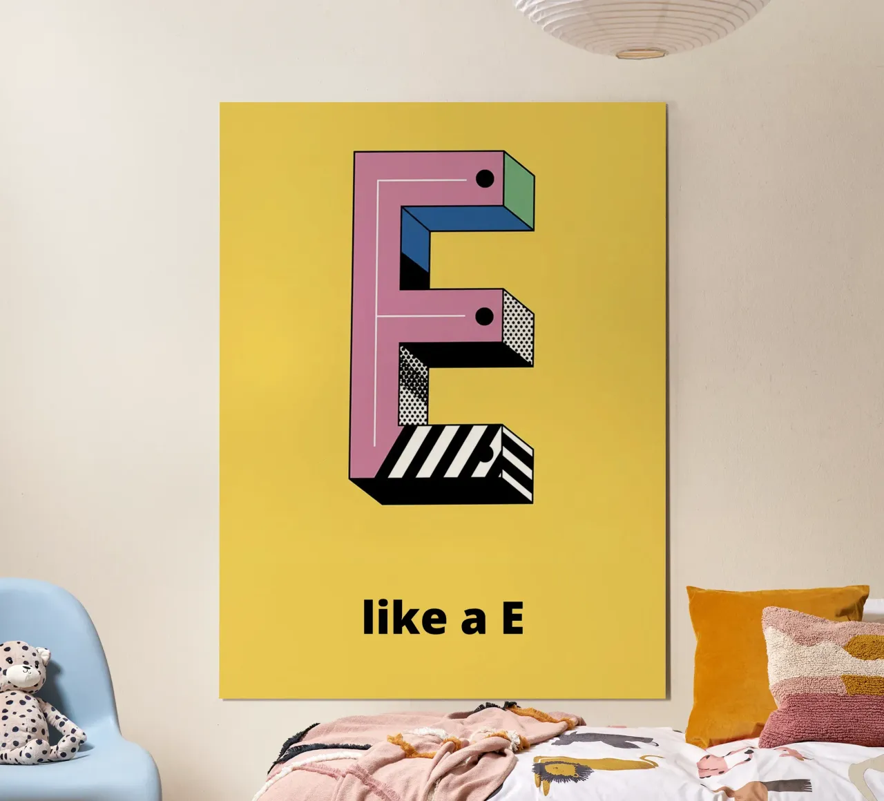 It's like E... poster van alphabetillustration