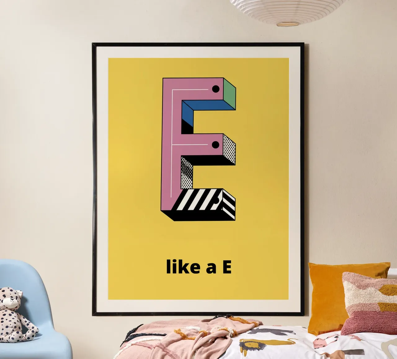 It's like E... poster van alphabetillustration