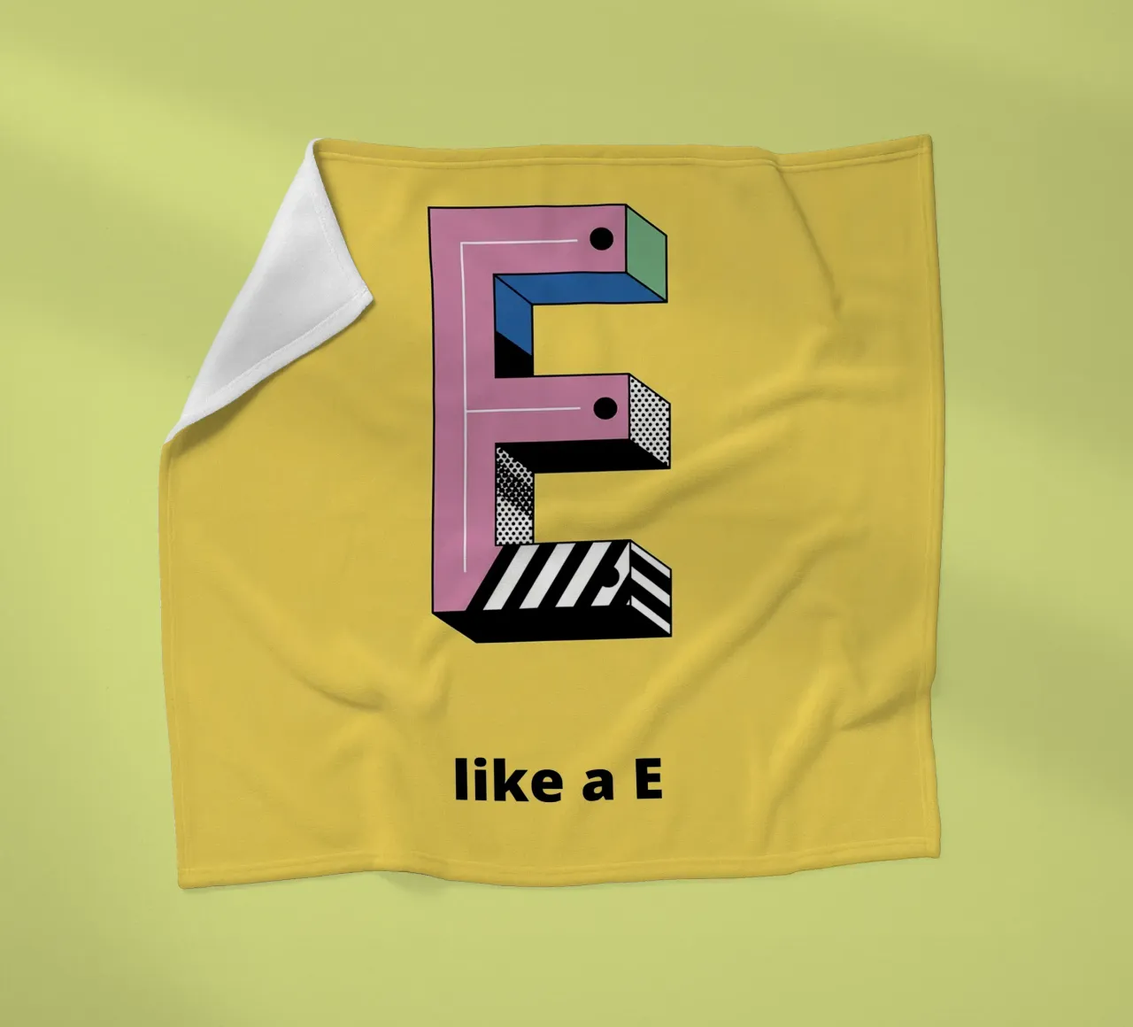It's like E... Fleecedecke von alphabetillustration