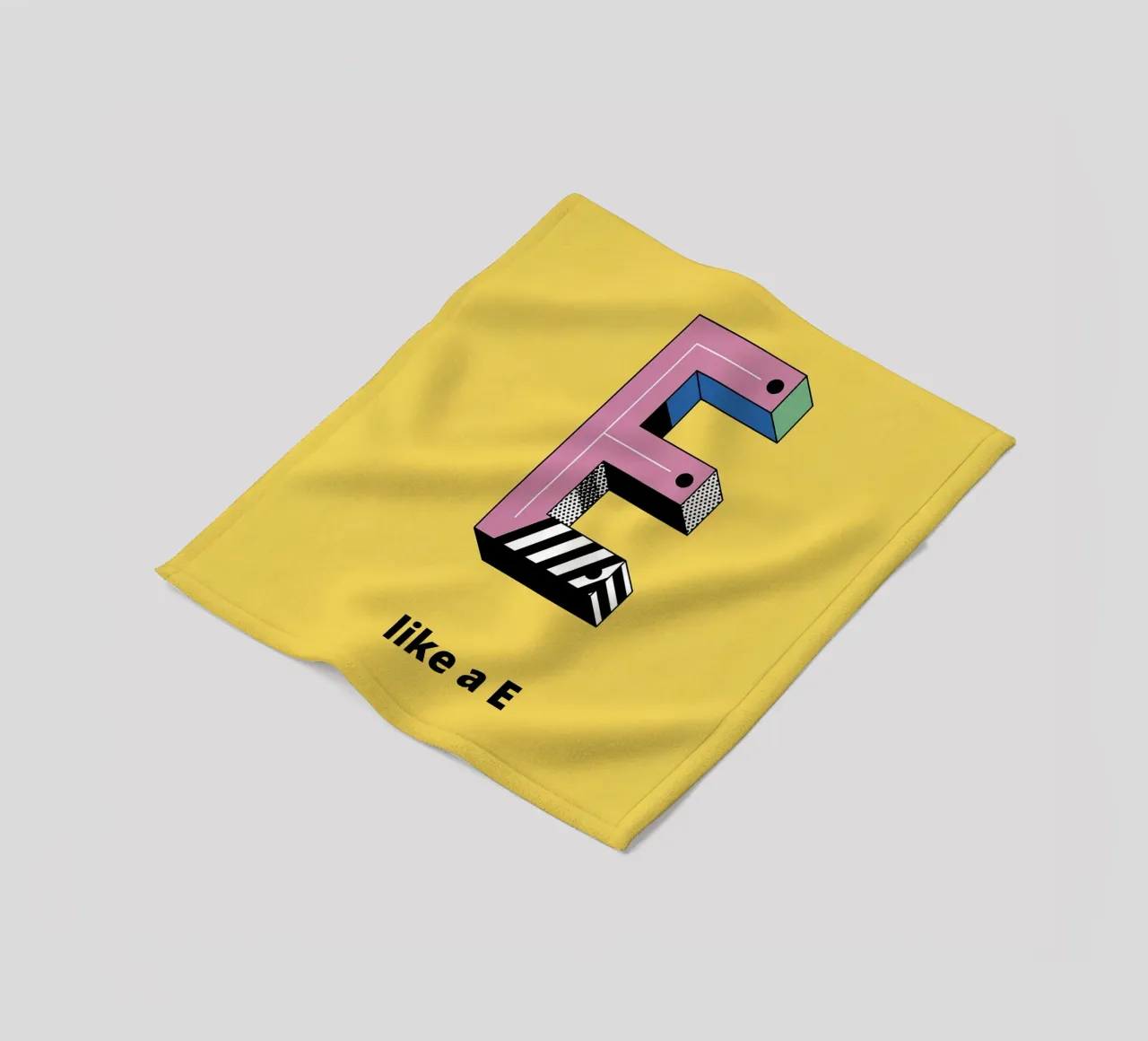 It's like E... Fleecedecke von alphabetillustration