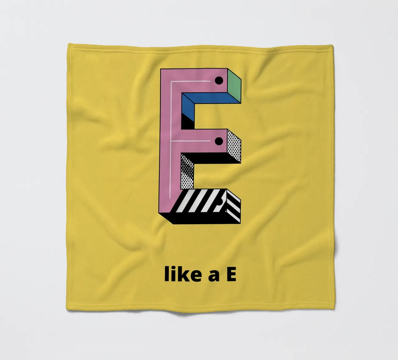 It's like E... Fleecedecke von alphabetillustration