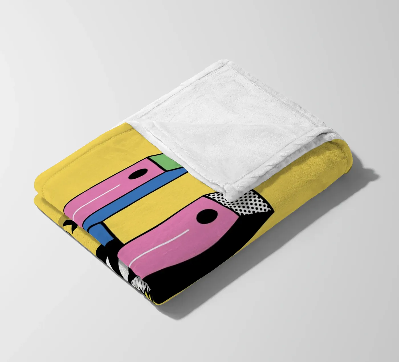 E like a E...Alphabet for children Fleecedecke von The Little Animals Club