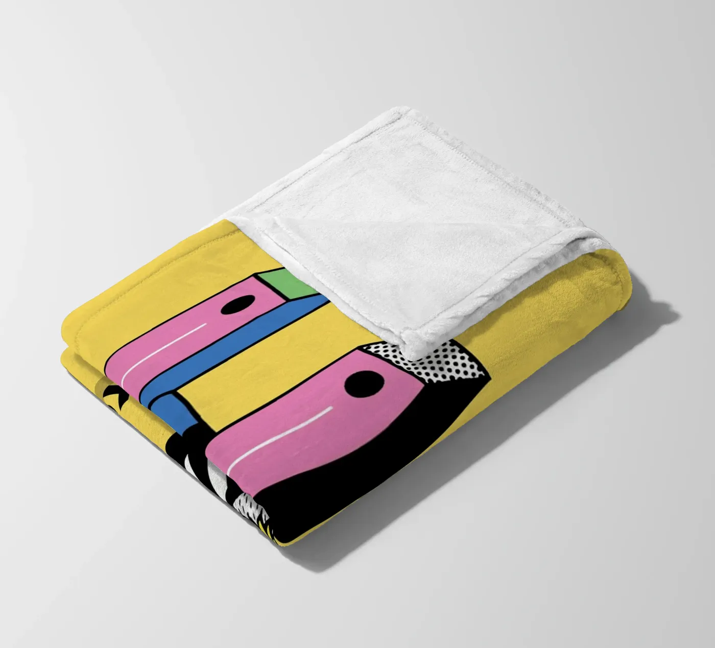 E like a E...Alphabet for children Fleecedecke von The Little Animals Club