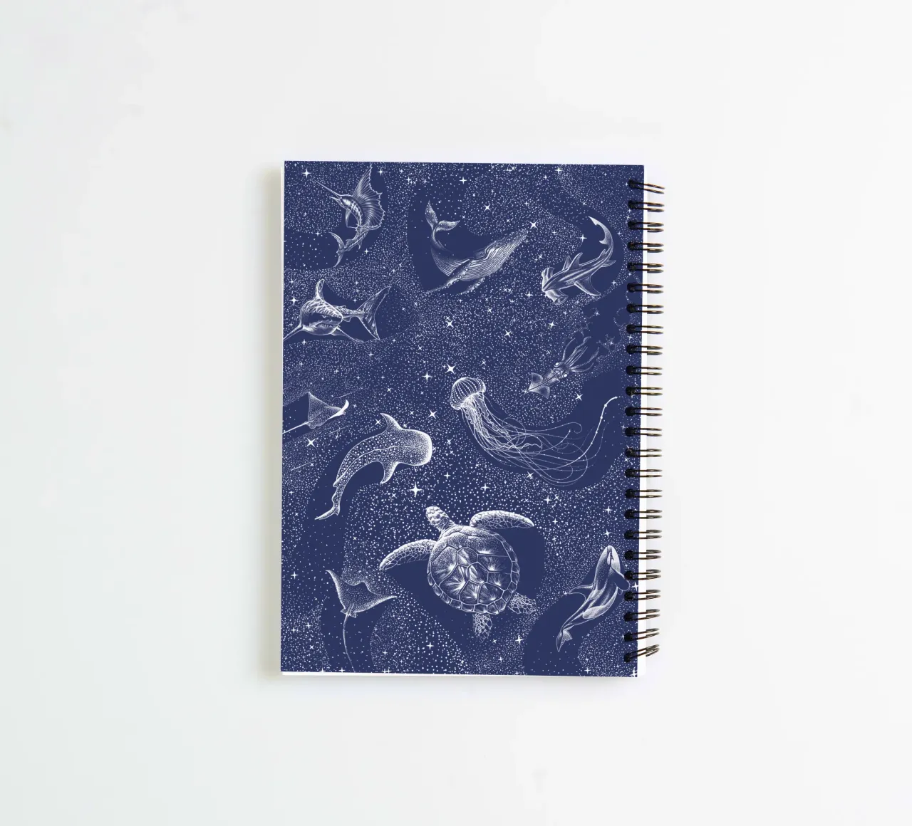 Cosmic Ocean spiral notebook by aliriza cakir
