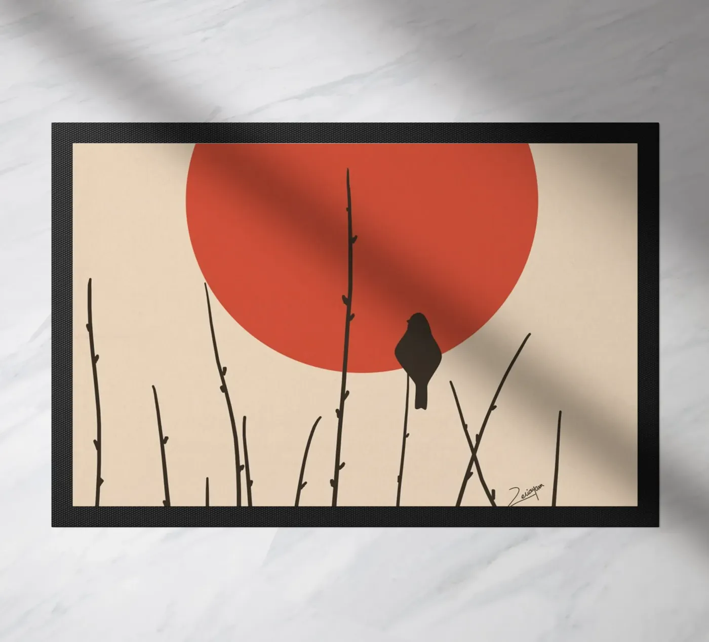 Ontspan deurmat van zeriayam