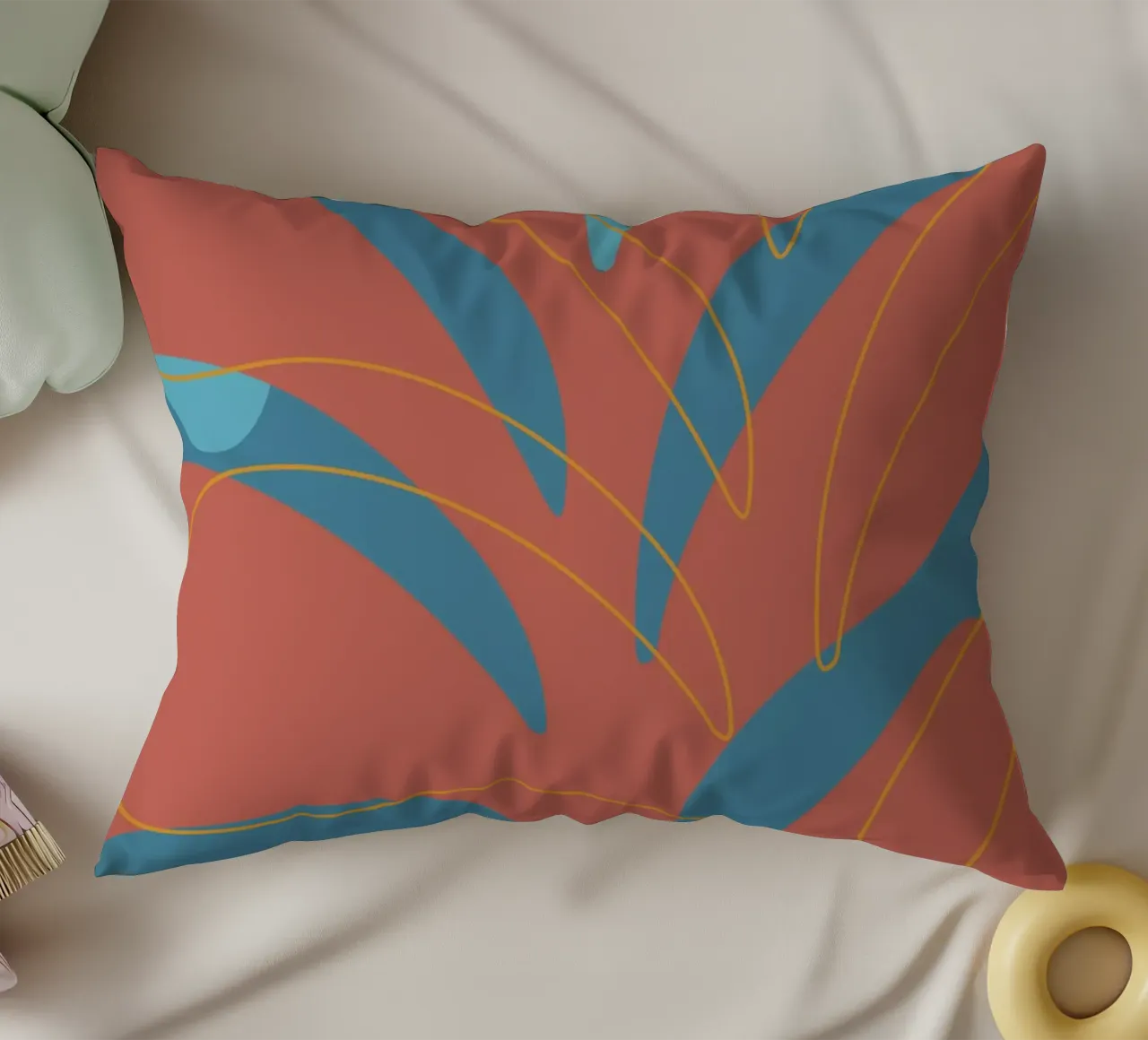 Abstract design kussen van edsonramosart