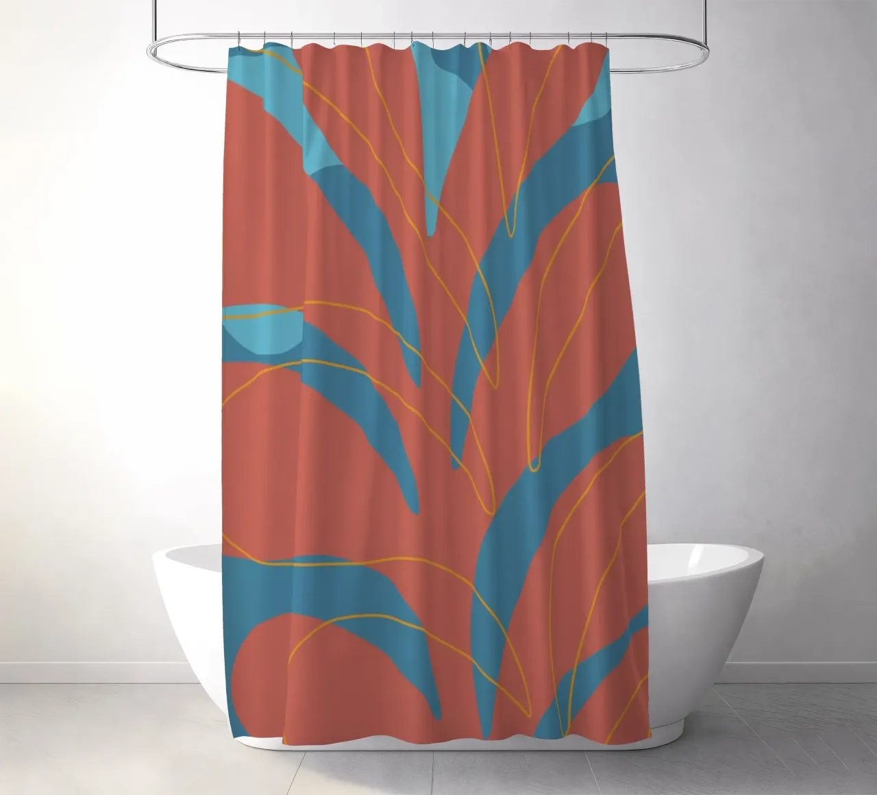 Abstract design tenda da doccia da edsonramosart