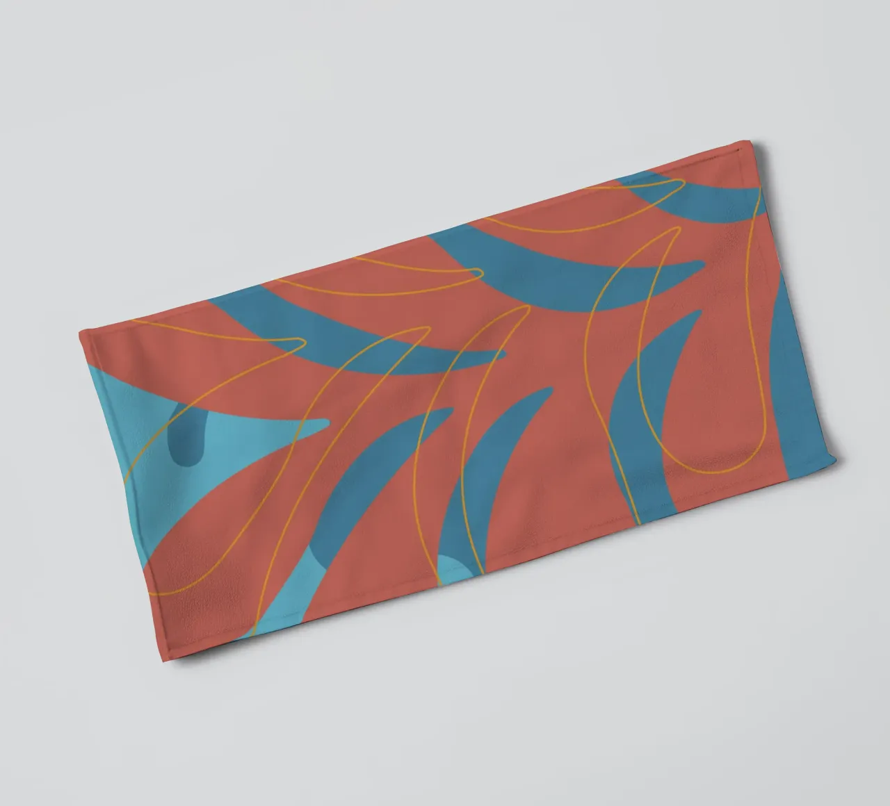 Abstract design towel by edsonramosart
