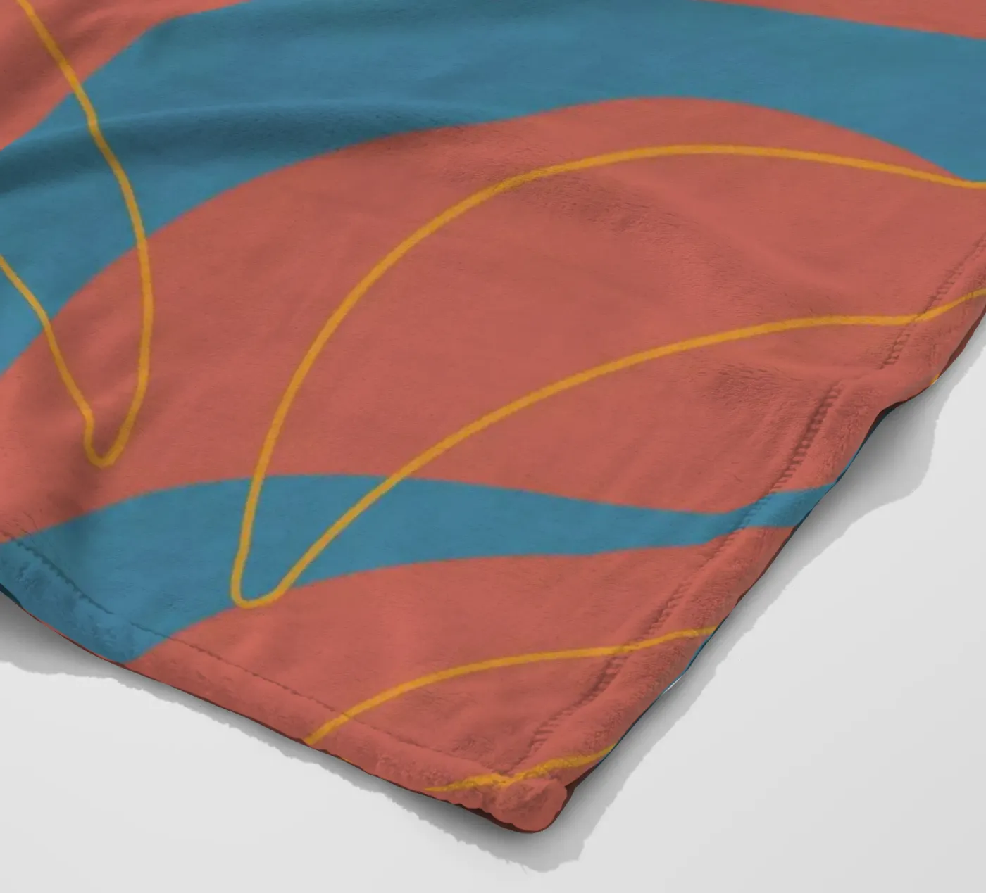 Abstract design fleece blanket by edsonramosart