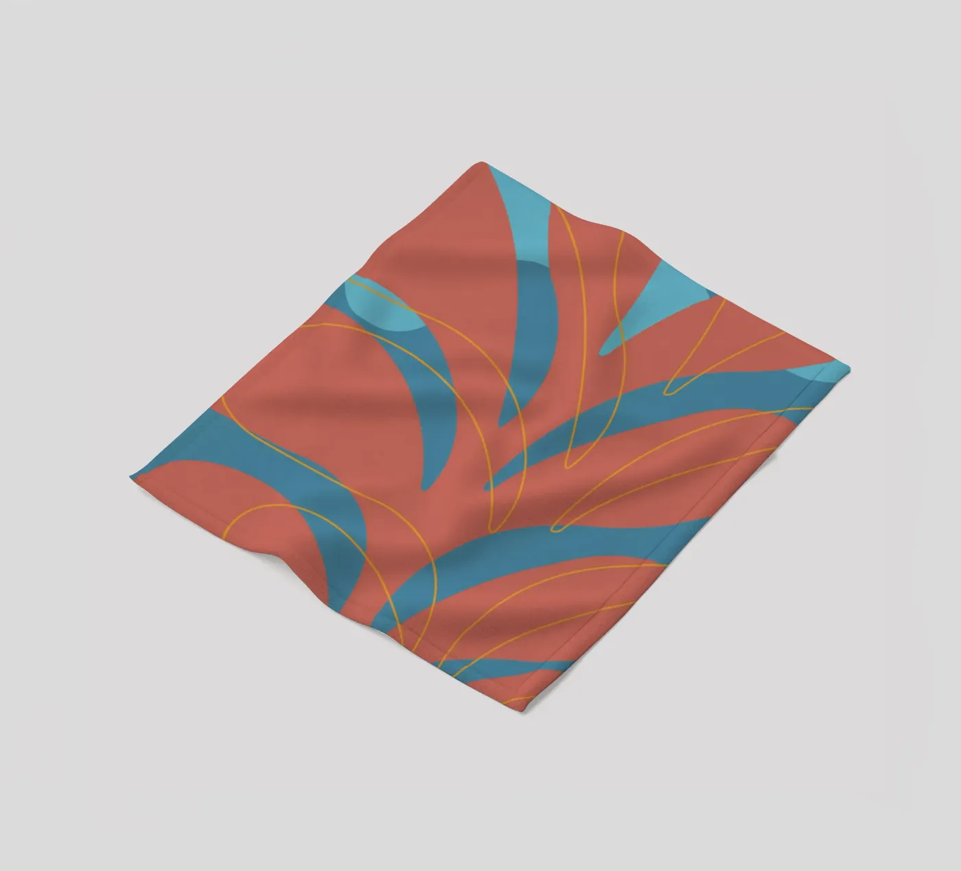 Abstract design fleece blanket by edsonramosart