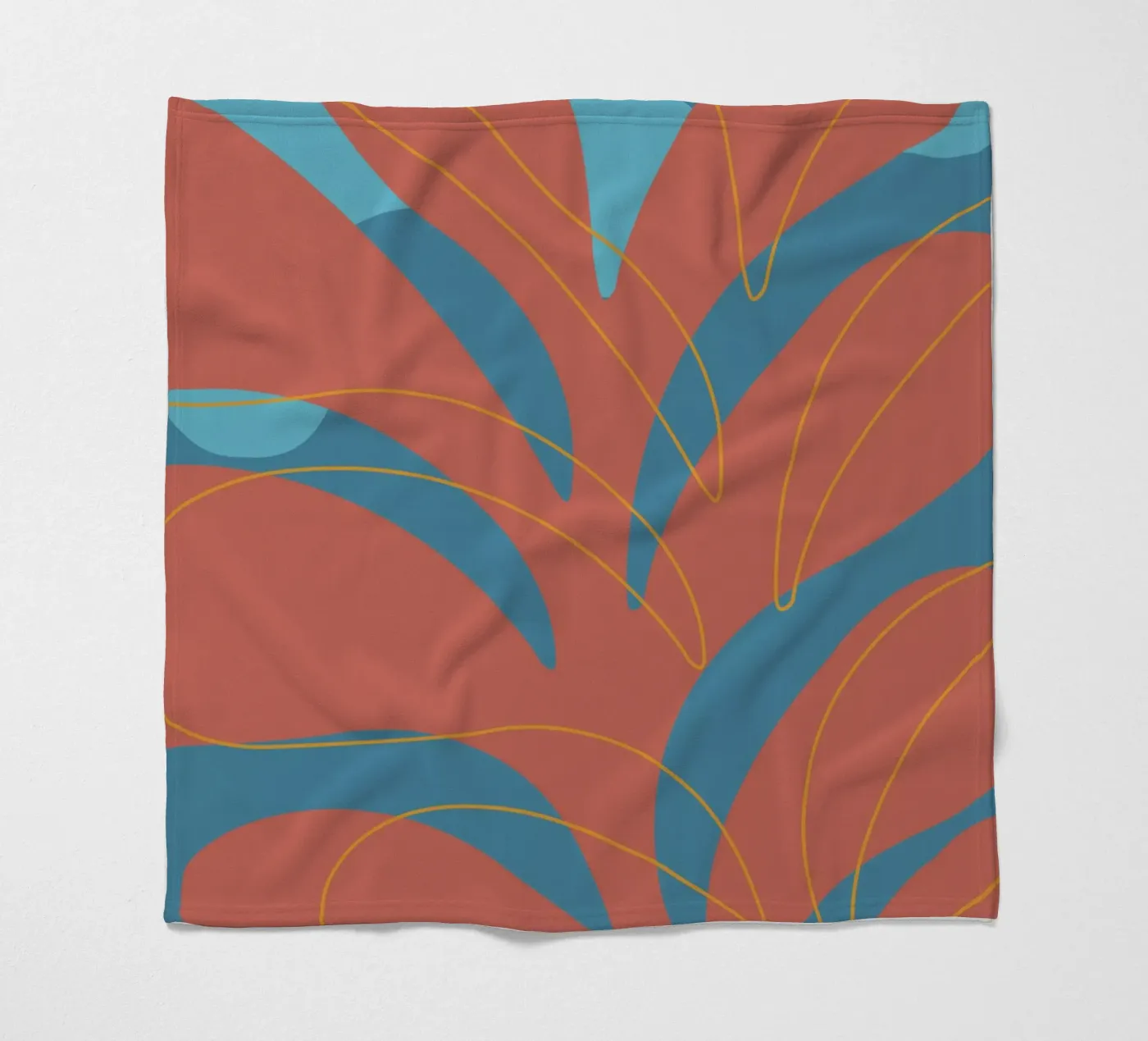 Abstract design fleece blanket by edsonramosart
