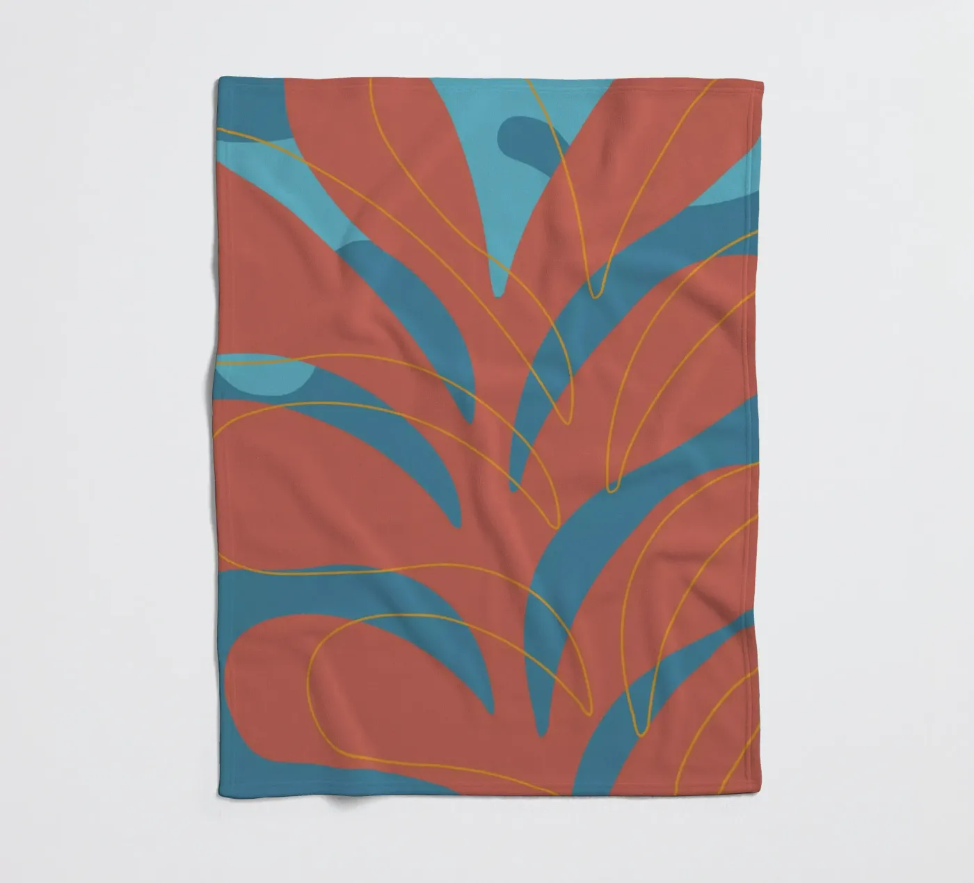 Abstract design fleece blanket by edsonramosart