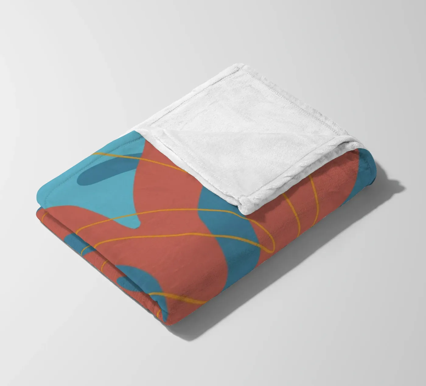 Abstract design fleece blanket by edsonramosart