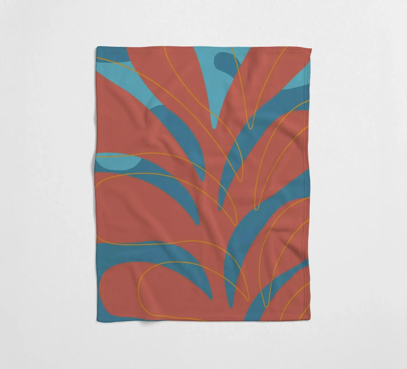 Abstract design fleece blanket by edsonramosart