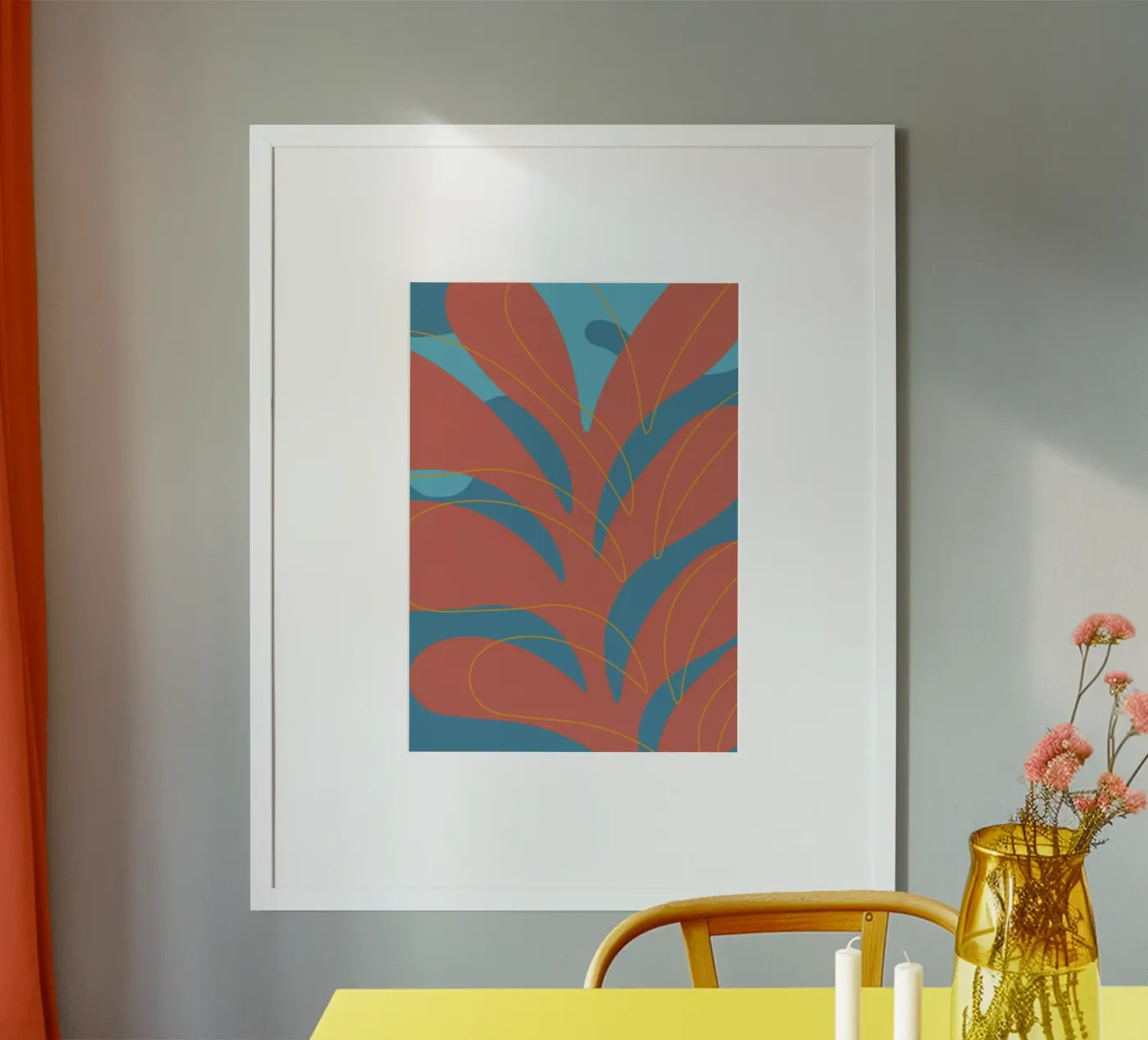Abstract design poster da edsonramosart