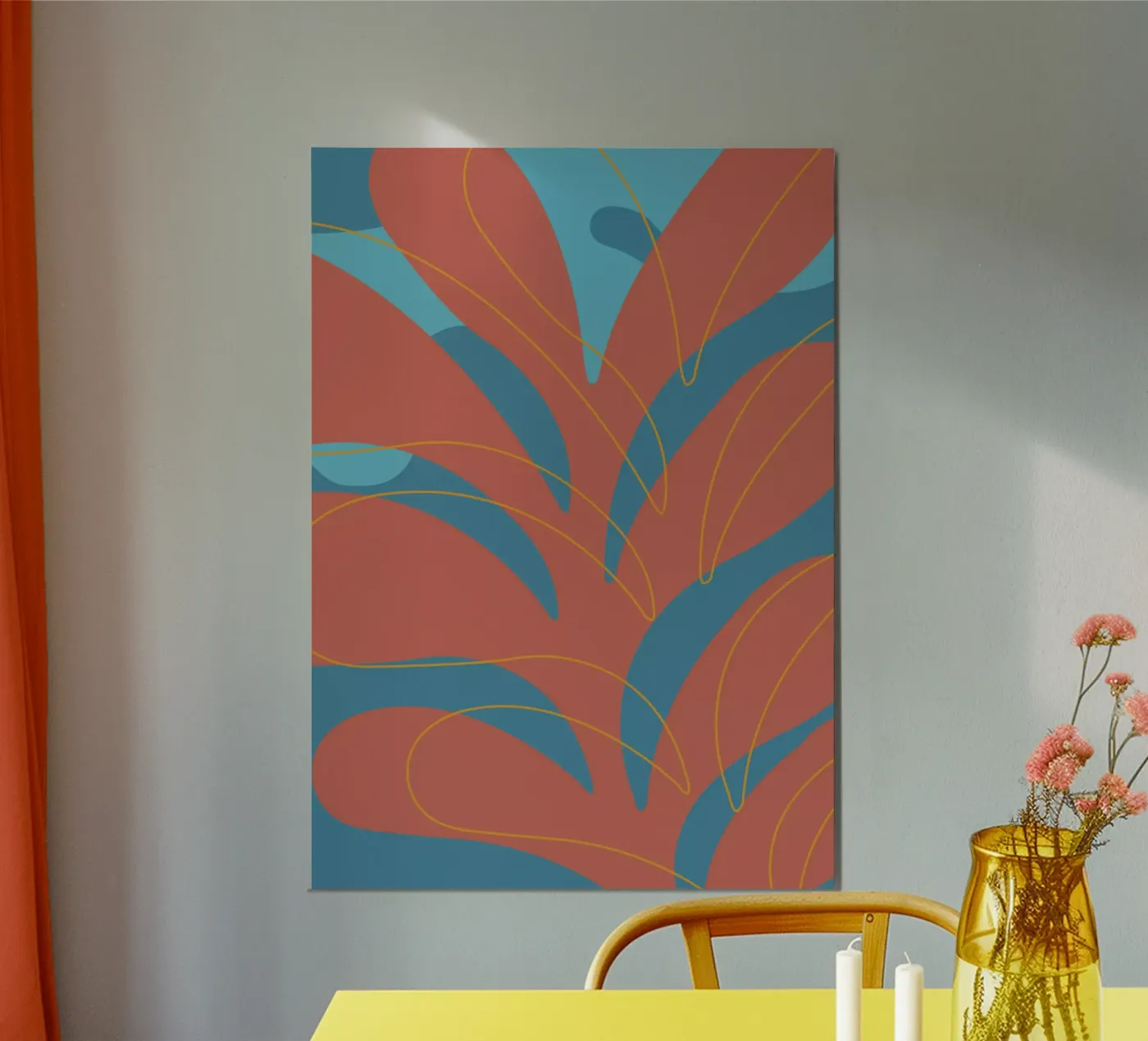 Abstract design poster de edsonramosart