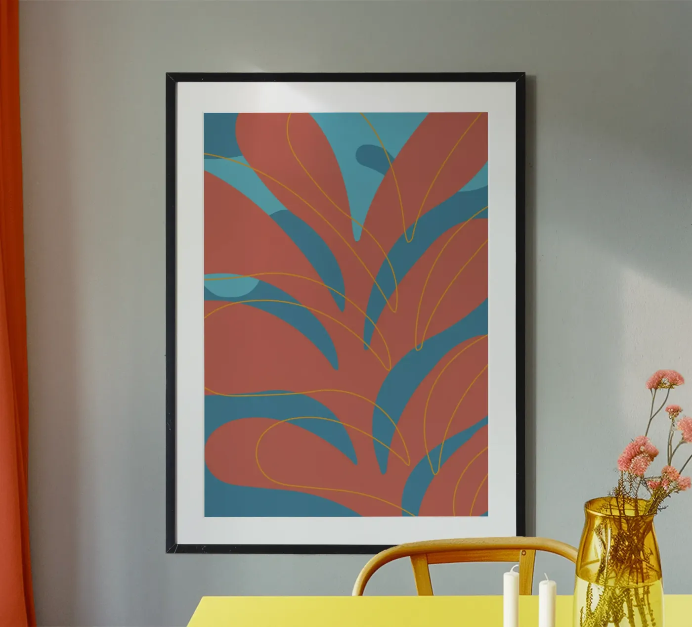 Abstract design poster da edsonramosart