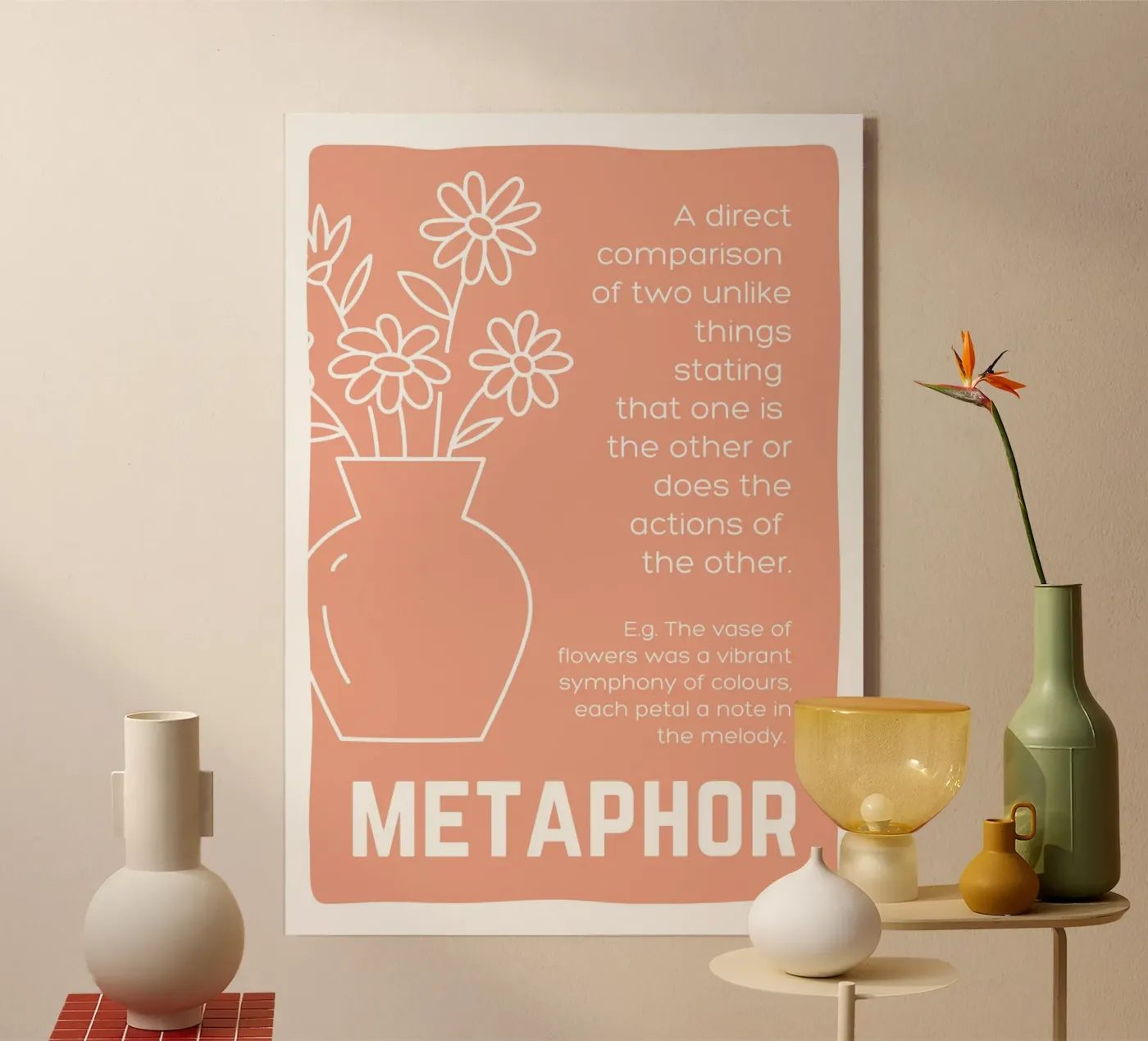 METAPHOR Acryl-Glas von Daily Motivation