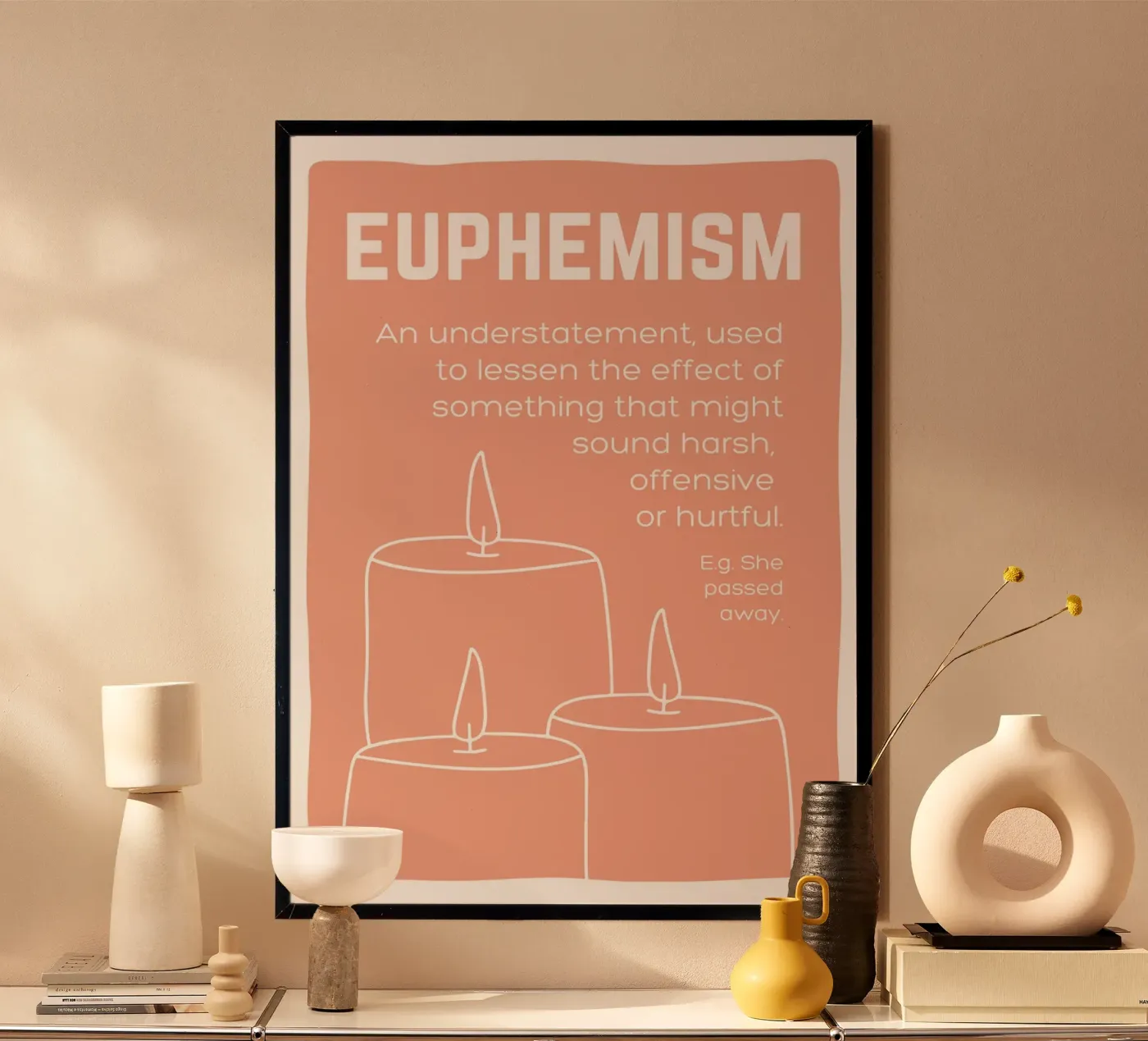 EUPHEMISM Poster von Daily Motivation