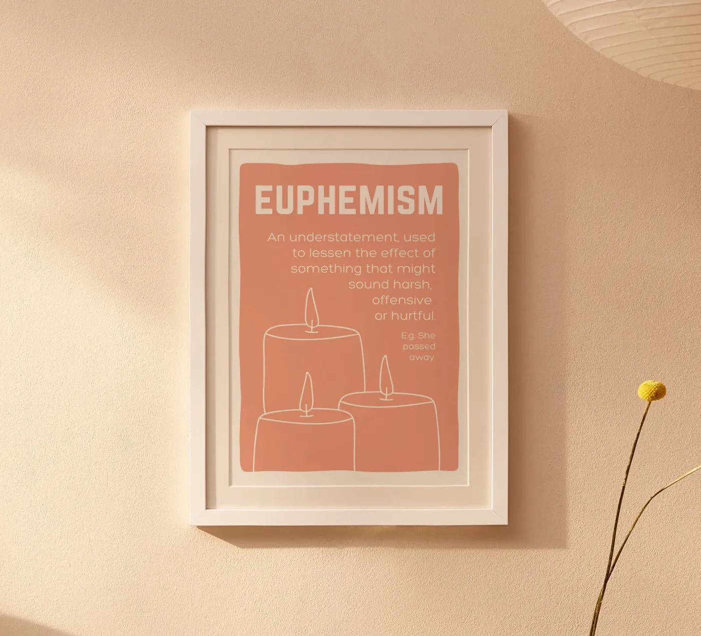 EUPHEMISM Poster von Daily Motivation