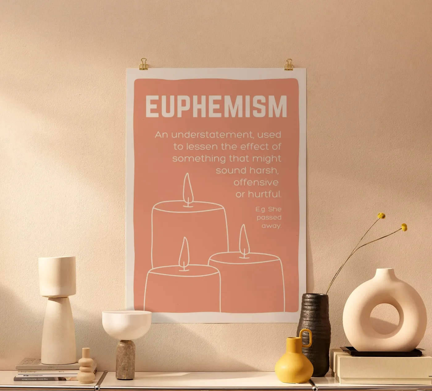 EUPHEMISM Poster von Daily Motivation