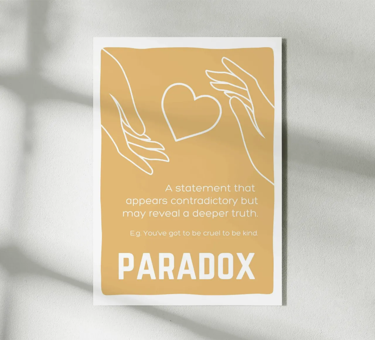PARADOX plexiglass da Daily Motivation