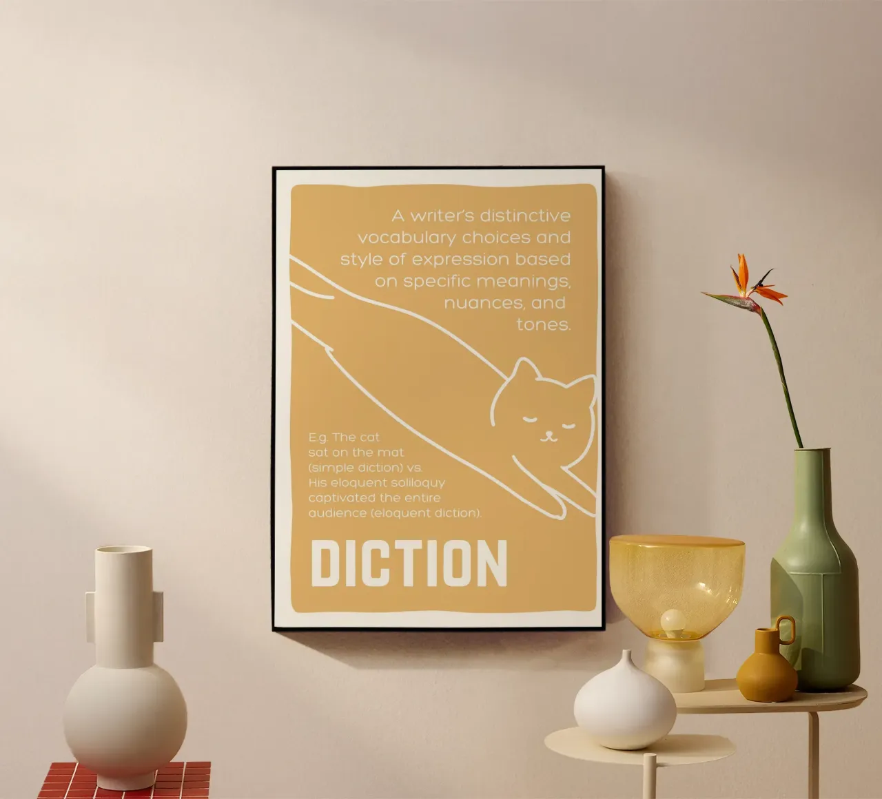 DICTION plexiglass da Daily Motivation