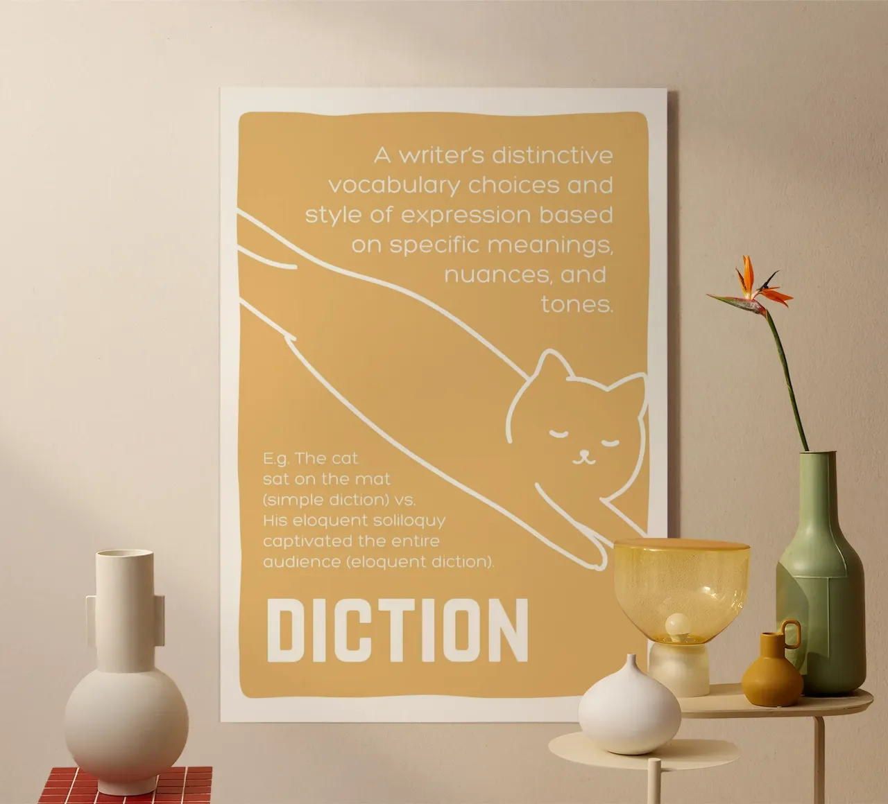 DICTION plexiglass da Daily Motivation