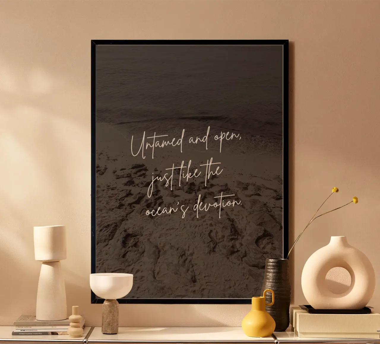 OCEAN‘S DEVOTION poster van Daily Motivation