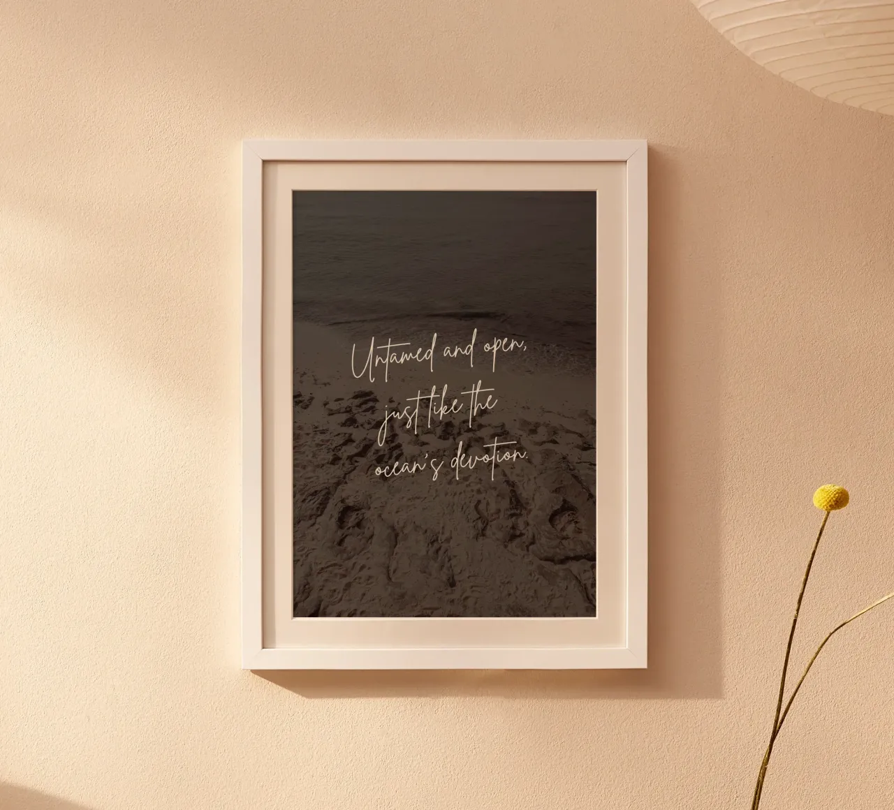 OCEAN‘S DEVOTION poster van Daily Motivation