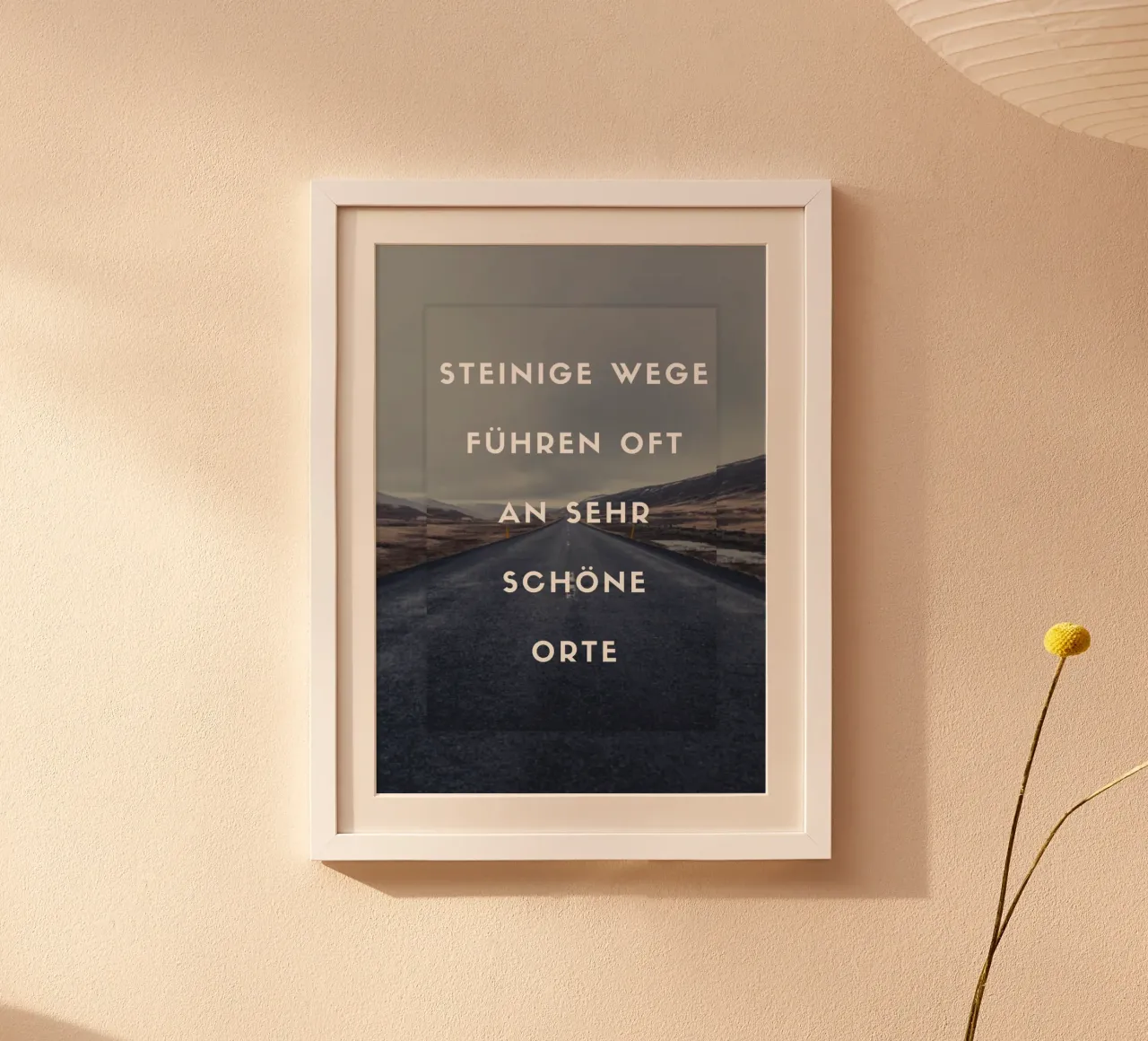 STEINIGE WEGE poster da Daily Motivation