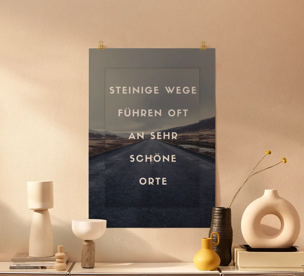 STEINIGE WEGE poster da Daily Motivation