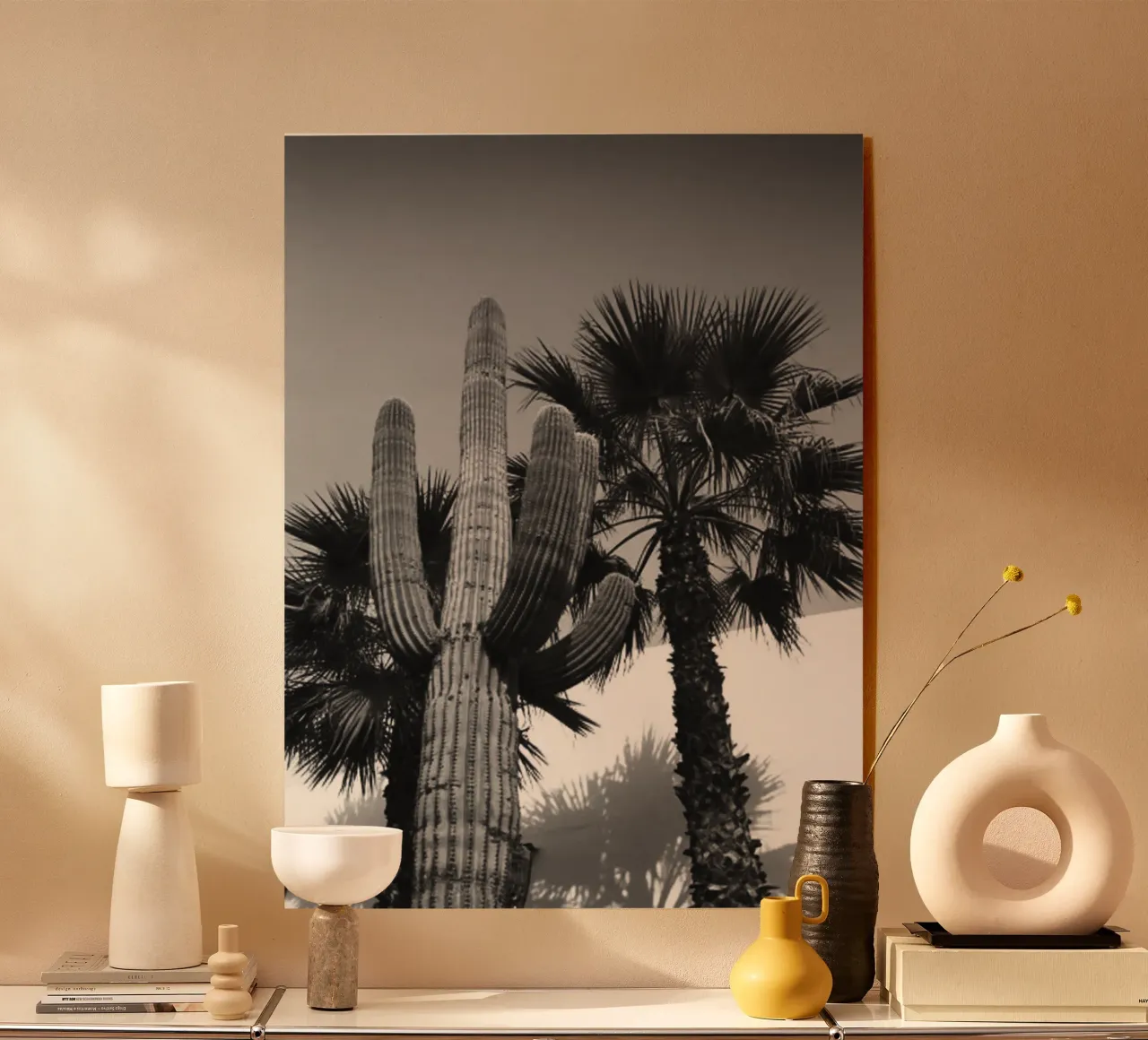 CACTUS e PALM TREE BW plexiglass da PERSIE