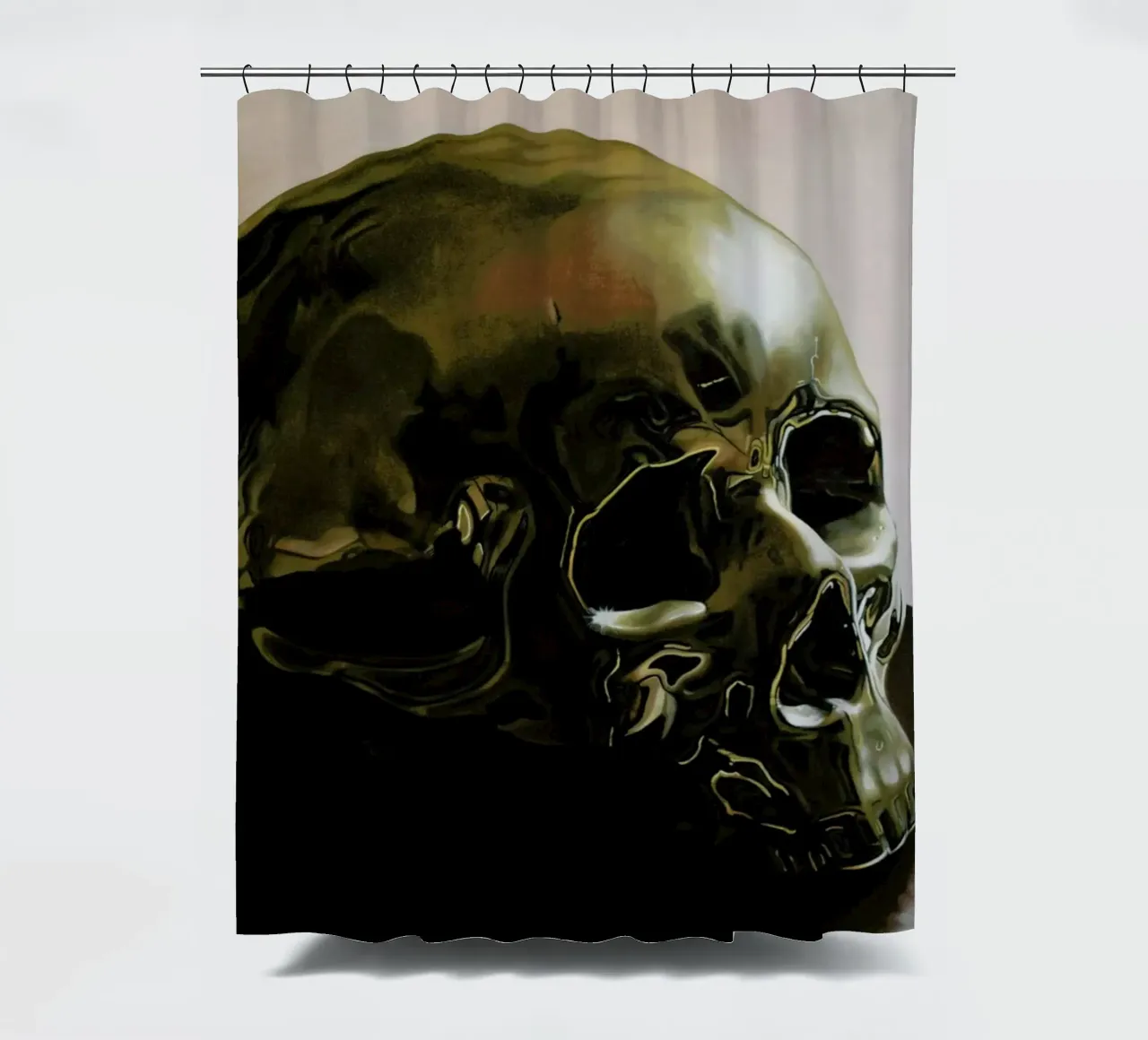 Vanité Atelier 4 shower curtain by Jérôme Romain