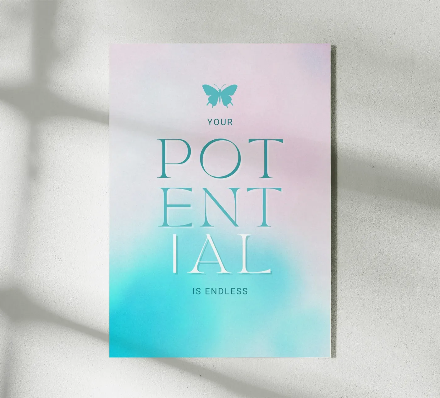 POTENTIAL Acryl-Glas von Daily Motivation